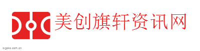 美创旗轩资讯网logo设计