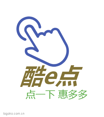 酷e点logo设计