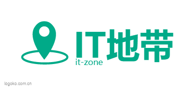 IT地带logo设计