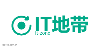 IT地带logo设计