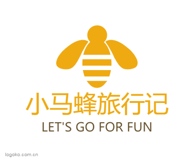 小马蜂旅行记logo设计