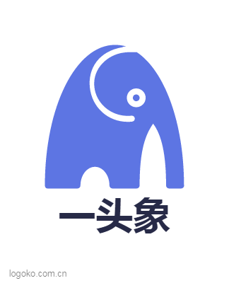一头象logo设计