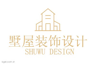 墅屋装饰设计logo设计
