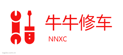 牛牛修车logo设计