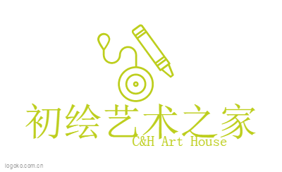 初绘艺术之家logo设计