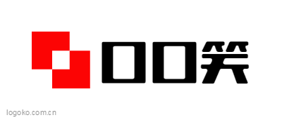 口口笑logo设计