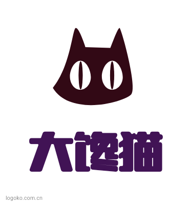 大馋猫logo设计