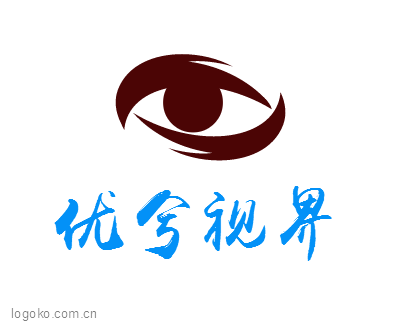 优兮视界logo设计