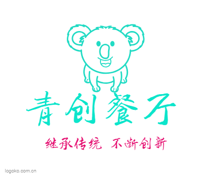 青创餐厅logo设计