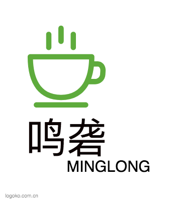 鸣砻logo设计