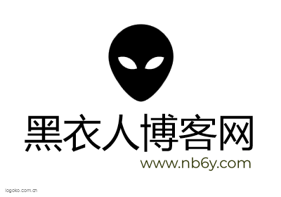 黑衣人博客网logo设计