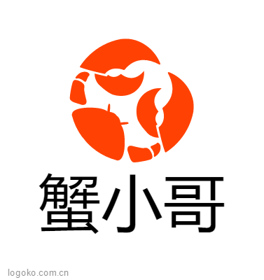 蟹小哥logo设计