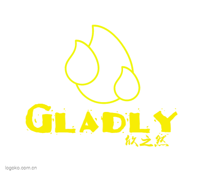Gladlylogo设计