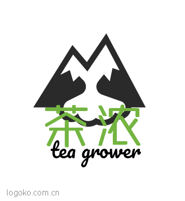 茶浓logo设计