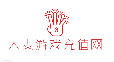 大麦游戏充值网logo设计