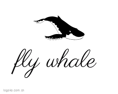 fly whalelogo设计