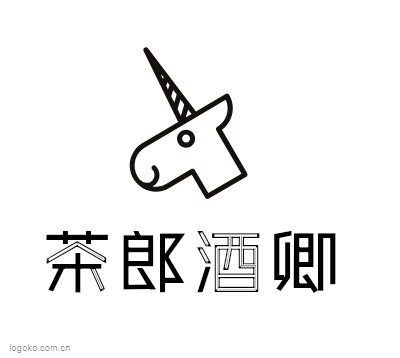 茶郎酒卿logo设计
