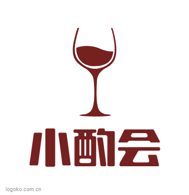 小酌会logo设计