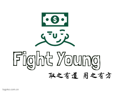 Fight Younglogo设计