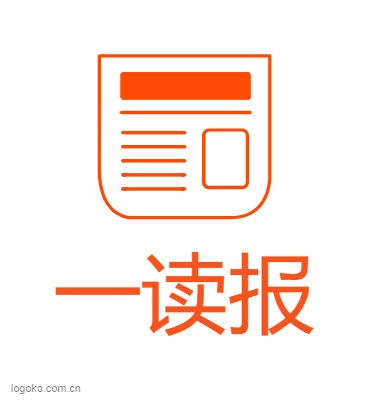 一读报logo设计