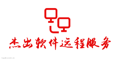 杰出软件远程服务logo设计