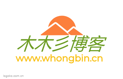 木木彡博客logo设计
