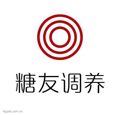 糖友调养logo设计