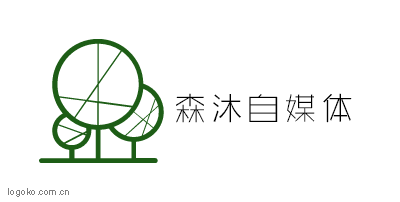 森沐自媒体logo设计