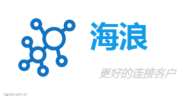 海浪logo设计