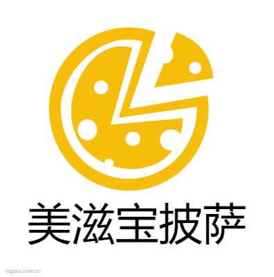 美滋宝披萨logo设计