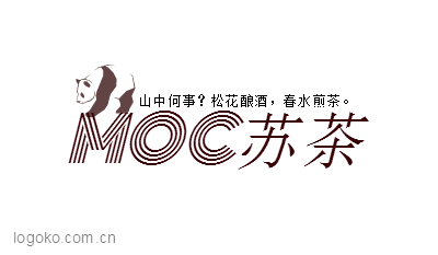 MOC苏茶logo设计