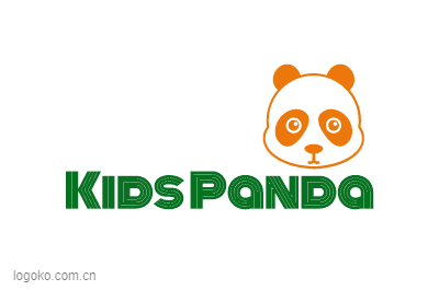 Kids Pandalogo设计
