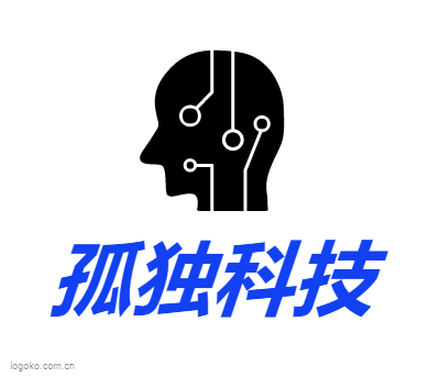 孤独科技logo设计