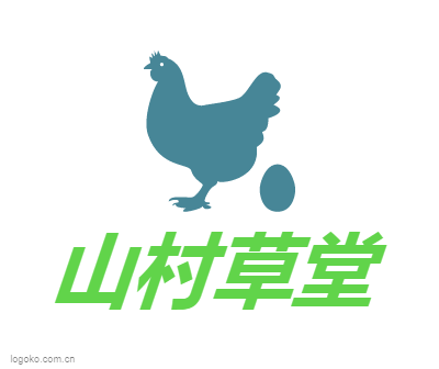 山村草堂logo设计