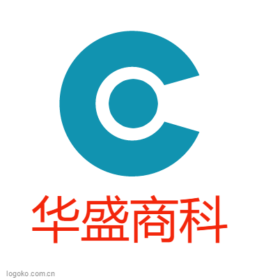 华盛商科logo设计