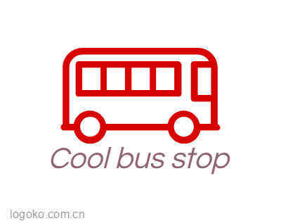 Cool bus stoplogo设计