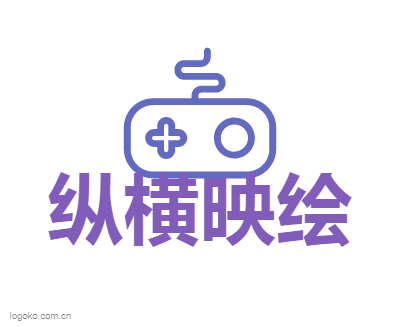 纵横映绘logo设计