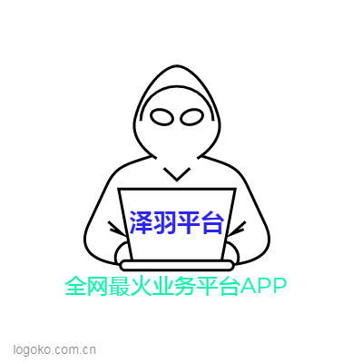 泽羽平台logo设计
