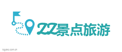 ZZ景点旅游logo设计