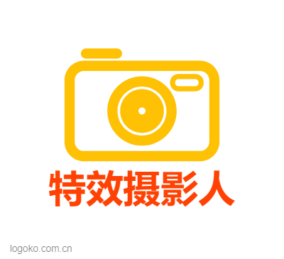 特效摄影人logo设计