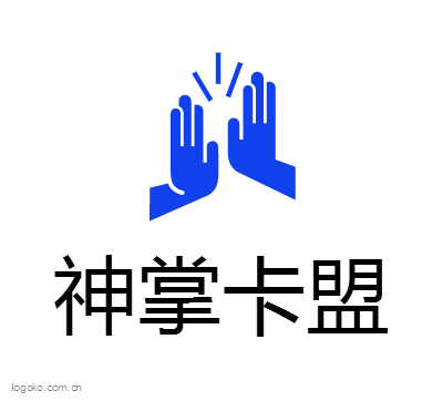 神掌卡盟logo设计