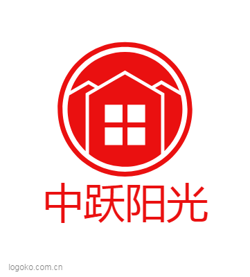 中跃阳光logo设计