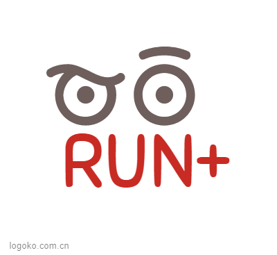 RUN+logo设计