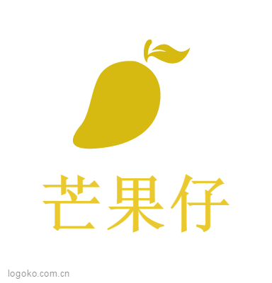 芒果仔logo设计