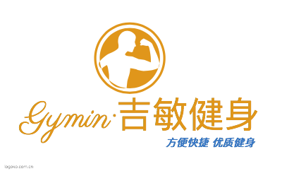 Gymin·吉敏健身logo设计