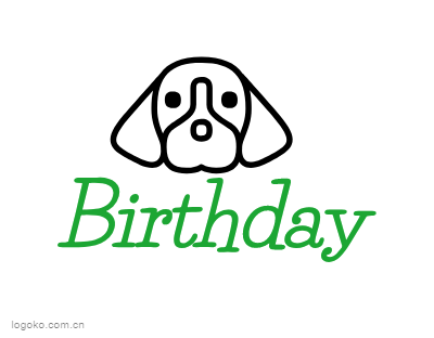 Birthdaylogo设计