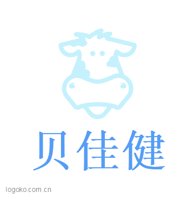 贝佳健logo设计