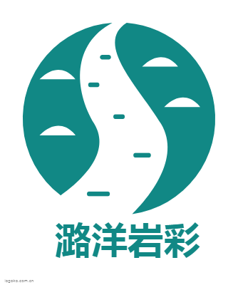 潞洋岩彩logo设计