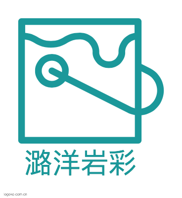 潞洋岩彩logo设计