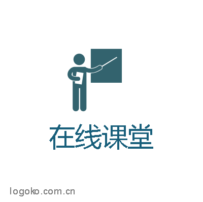 在线课堂logo设计